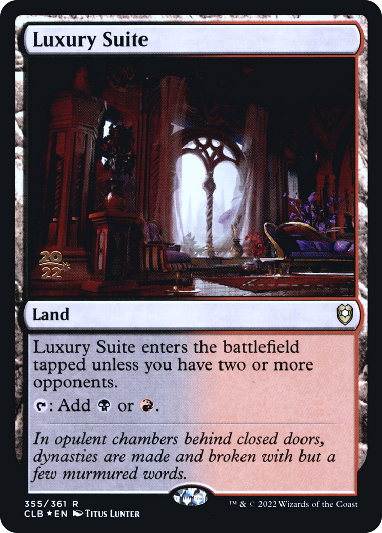 Luxury Suite [Commander Legends: Battle for Baldur's Gate Prerelease Promos]-1