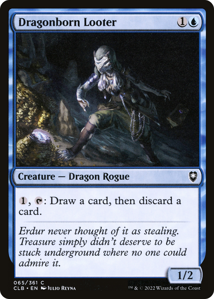 Dragonborn Looter [Commander Legends: Battle for Baldur's Gate]-1