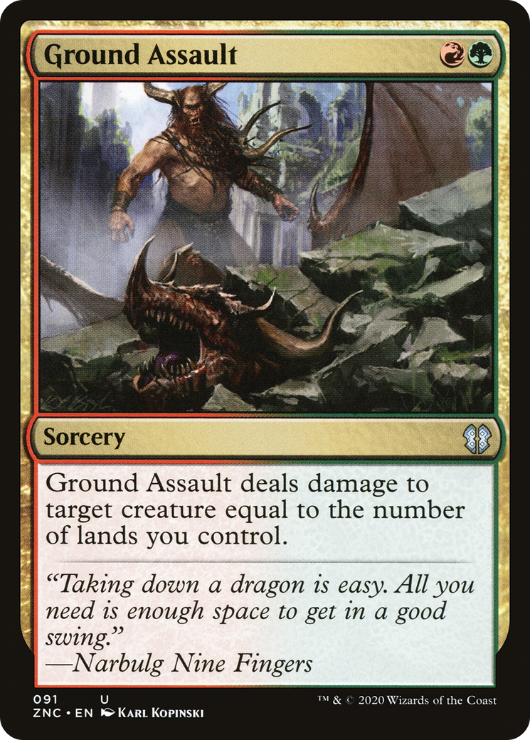 Ground Assault [Zendikar Rising Commander]-1