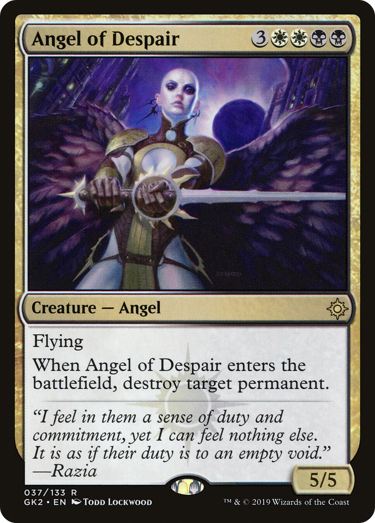 Angel of Despair [Ravnica Allegiance Guild Kit]-1