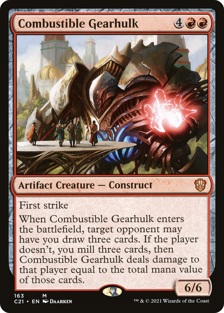 Combustible Gearhulk [Commander 2021]-1
