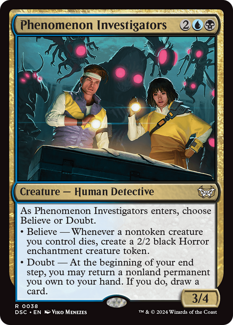 Phenomenon Investigators [Duskmourn: House of Horror Commander]-1
