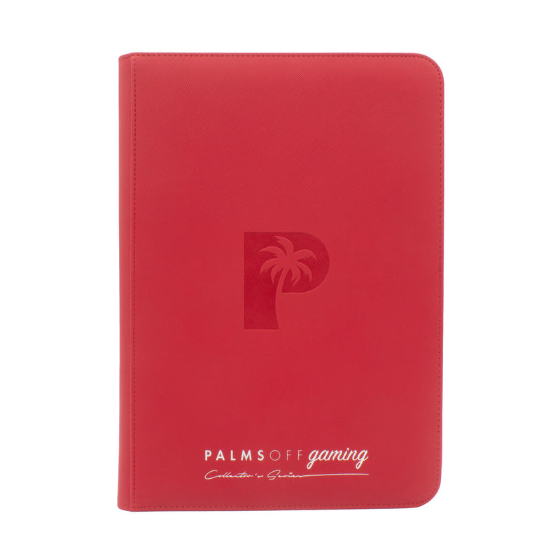 Collector's Series TOP LOADER Zip Binder Red - CLEAR (216 Capacity)-1