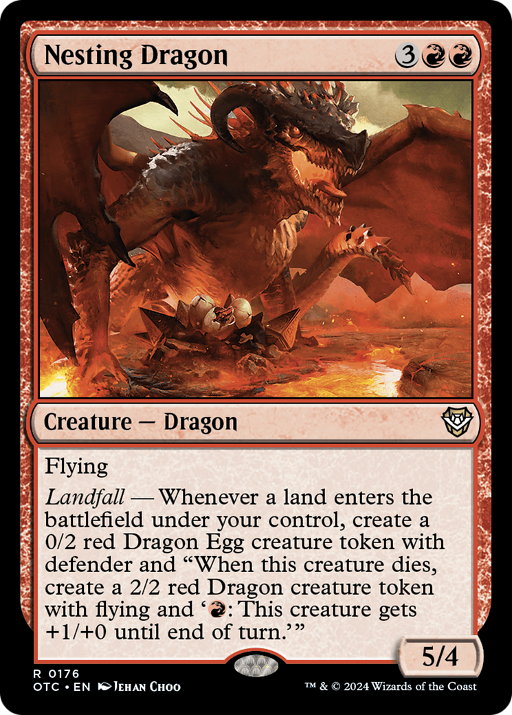 Nesting Dragon [Outlaws of Thunder Junction Commander]-1
