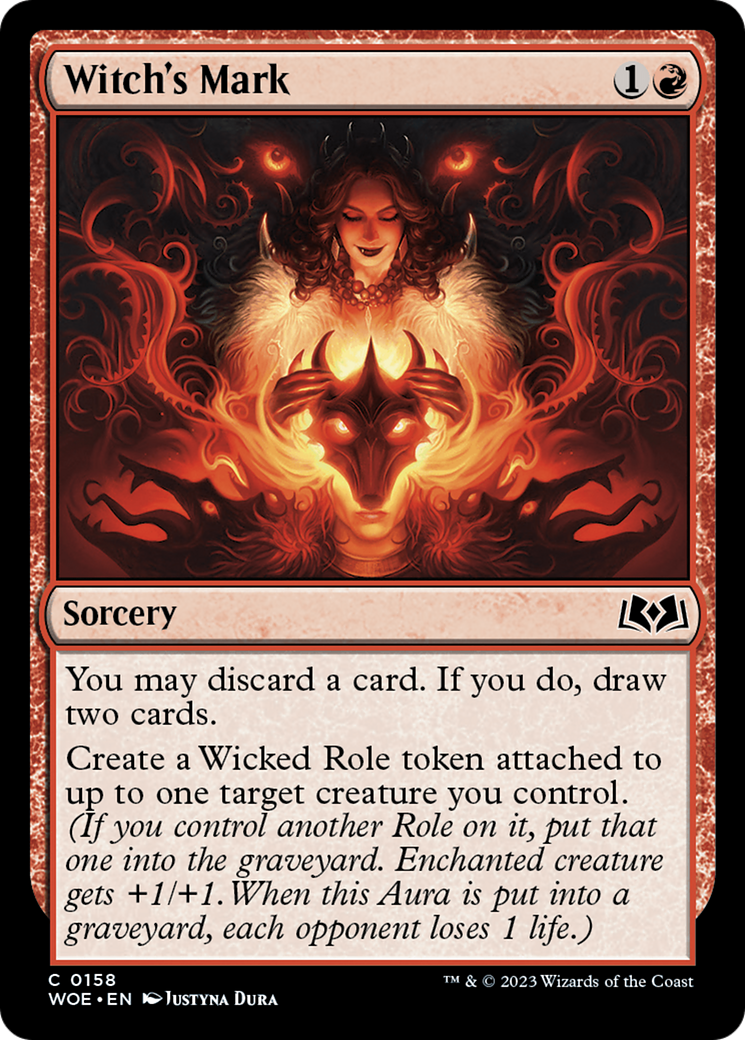 Witch's Mark [Wilds of Eldraine]-1