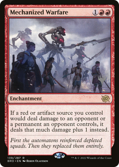 Mechanized Warfare (Promo Pack) [The Brothers' War Promos]-1