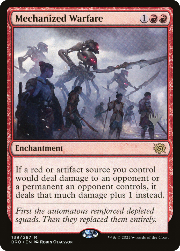 Mechanized Warfare (Promo Pack) [The Brothers' War Promos]-1