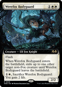 Werefox Bodyguard (Extended Art) (WOE-329) - Wilds of Eldraine: (Extended Art)-1