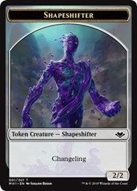 Shapeshifter (001) // Golem (018) Double-Sided Token [Modern Horizons Tokens]-1