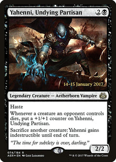Yahenni, Undying Partisan [Aether Revolt Prerelease Promos]-1