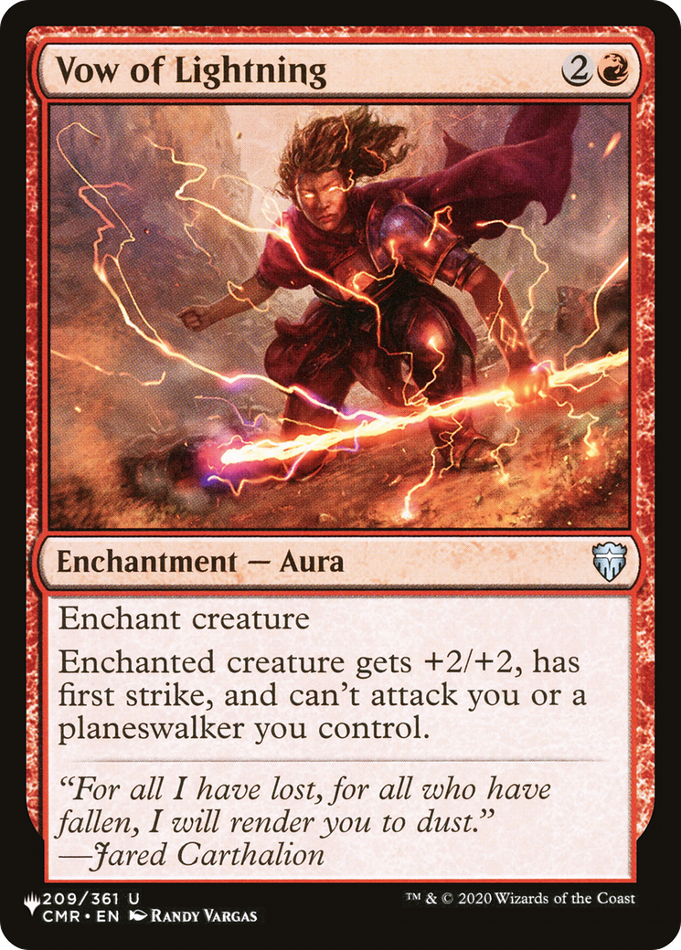 Vow of Lightning (LIST-CMR-209) - The List-1