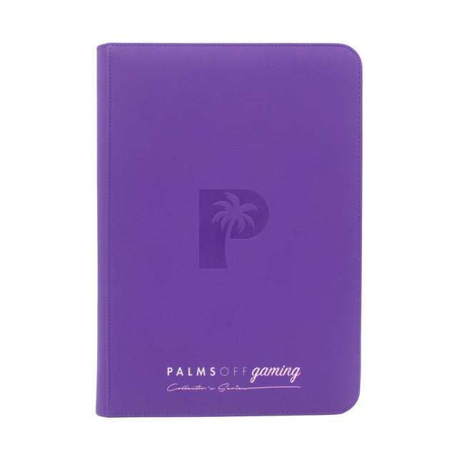 Collector's Series TOP LOADER Zip Binder Purple - CLEAR (216 Capacity)-1