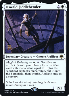 Oswald Fiddlebender [Dungeons & Dragons: Adventures in the Forgotten Realms Prerelease Promos]-1