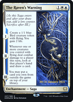 The Raven's Warning [Kaldheim Prerelease Promos]-1