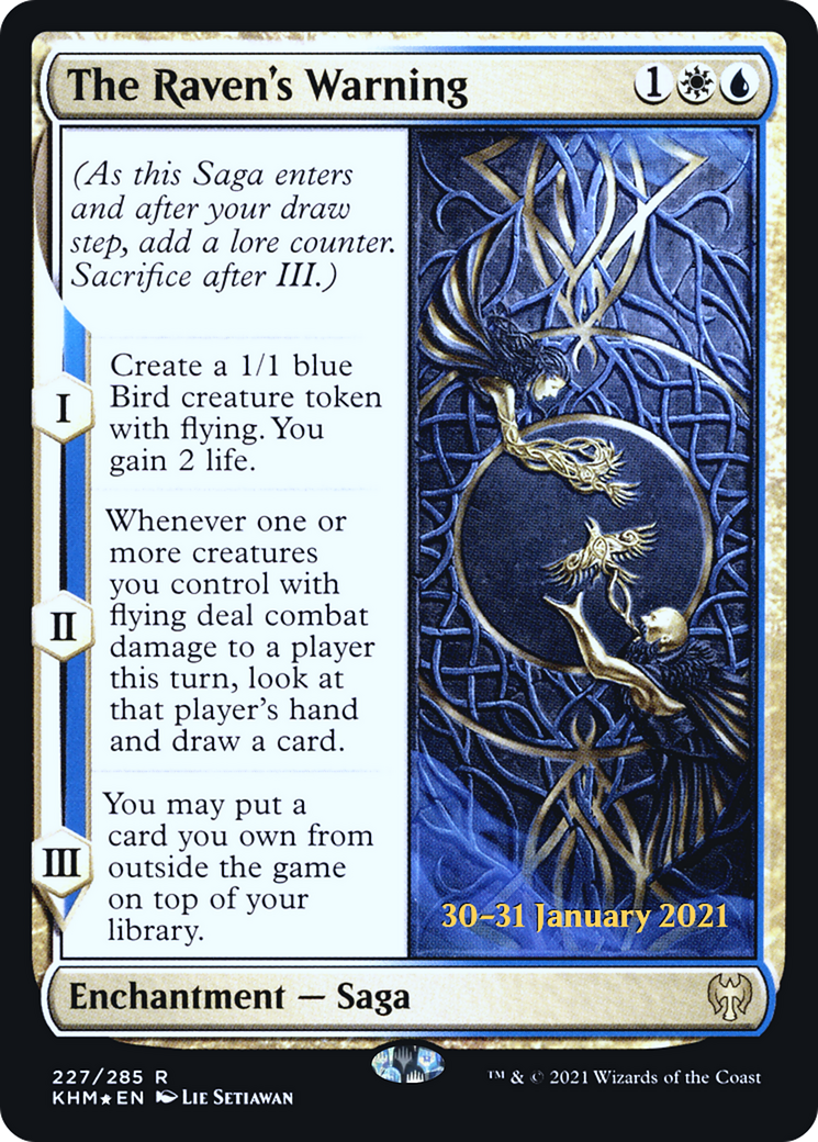The Raven's Warning [Kaldheim Prerelease Promos]-1