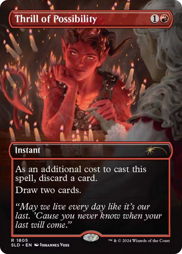 Thrill of Possibility (SLD-1805) - Secret Lair Drop (Borderless) Foil-1