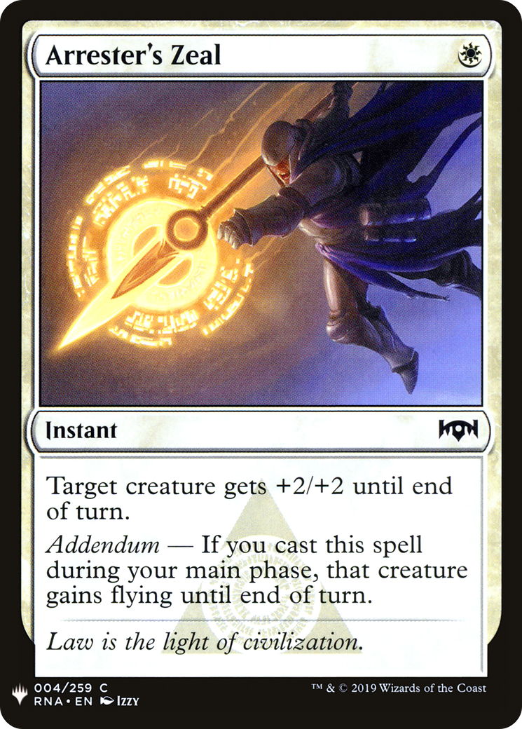 Arrester's Zeal [Mystery Booster]-1