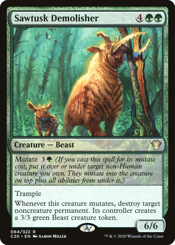 Sawtusk Demolisher [Commander 2020]-1