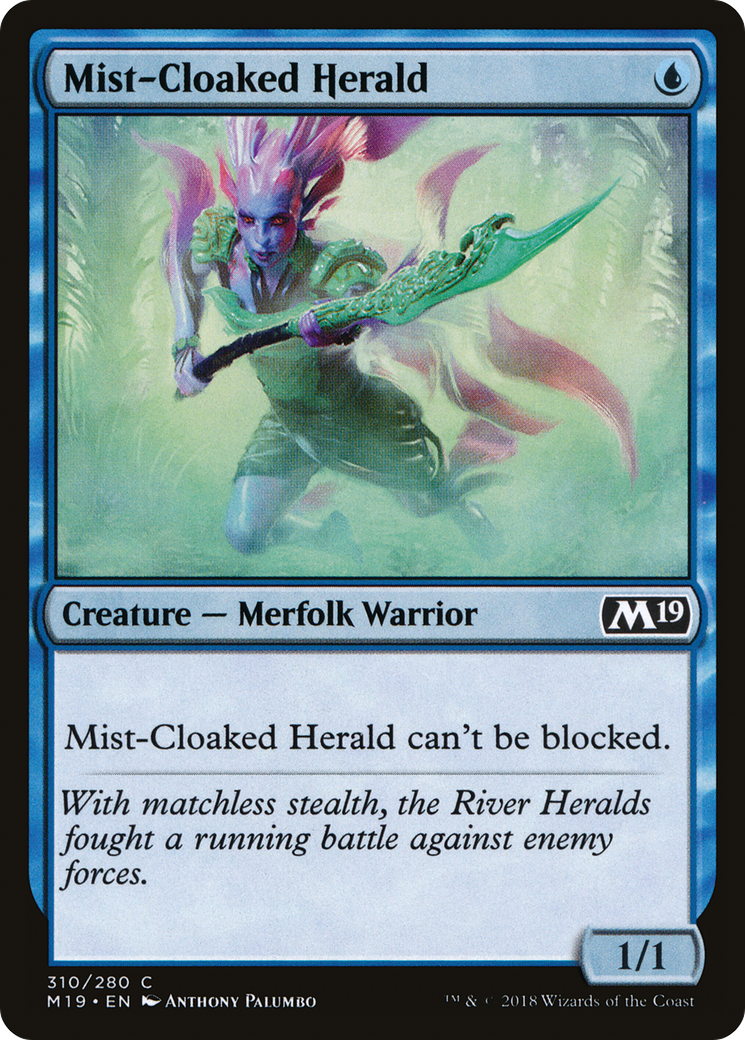 Mist-Cloaked Herald [Core Set 2019]-1
