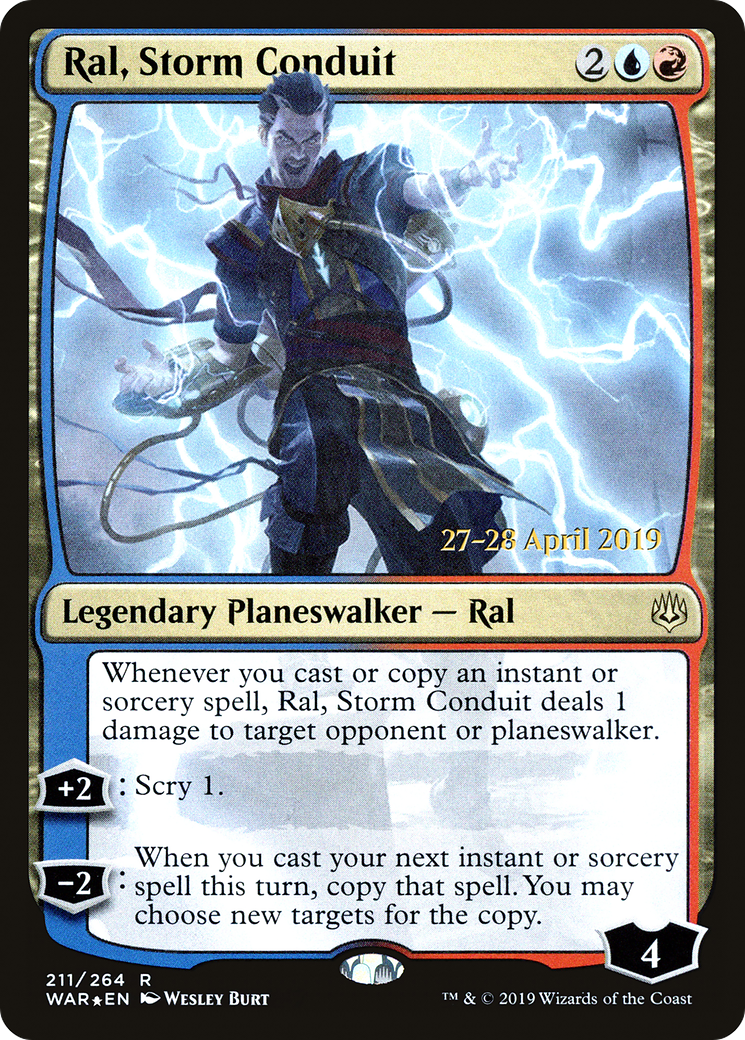 Ral, Storm Conduit [War of the Spark Prerelease Promos]-1