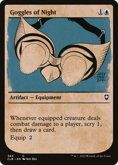 Goggles of Night (Showcase) [Commander Legends: Battle for Baldur's Gate]-1
