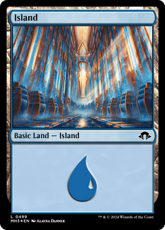 Island (0499) (Ripple Foil) [Modern Horizons 3]-1