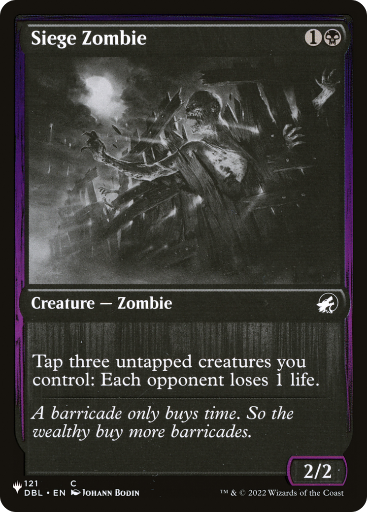 Siege Zombie [The List]-1