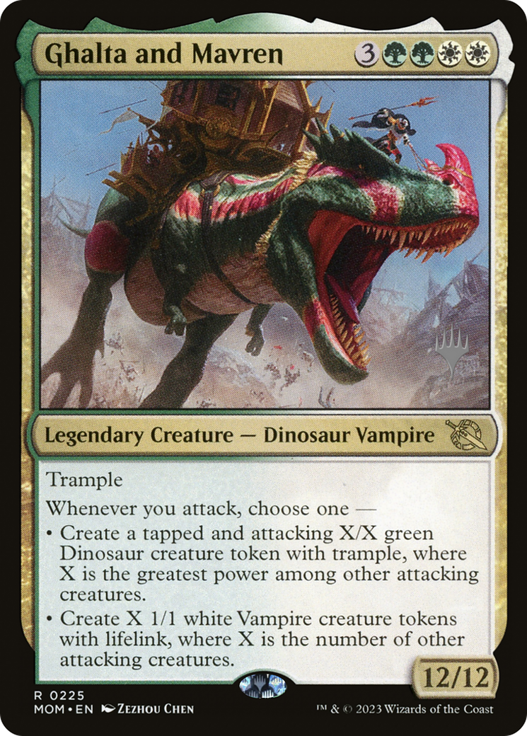 Ghalta and Mavren (Promo Pack) [March of the Machine Promos]-1