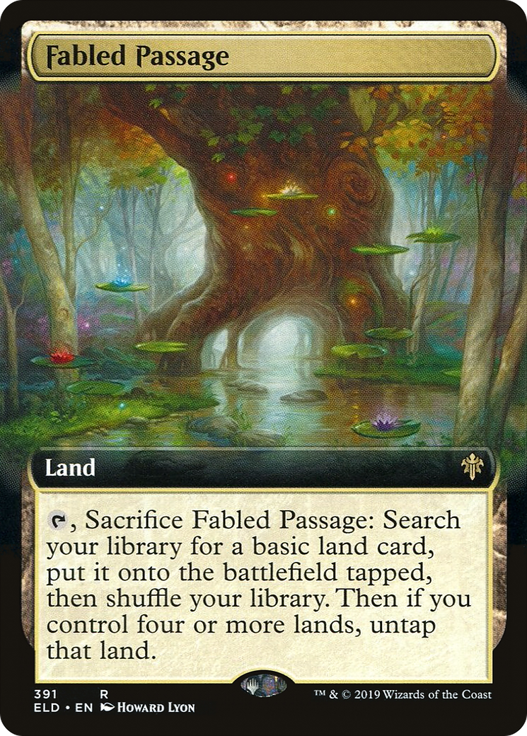 Fabled Passage (Extended Art) [Throne of Eldraine]-1