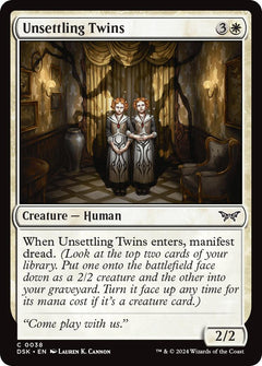 Unsettling Twins [Duskmourn: House of Horror]-1