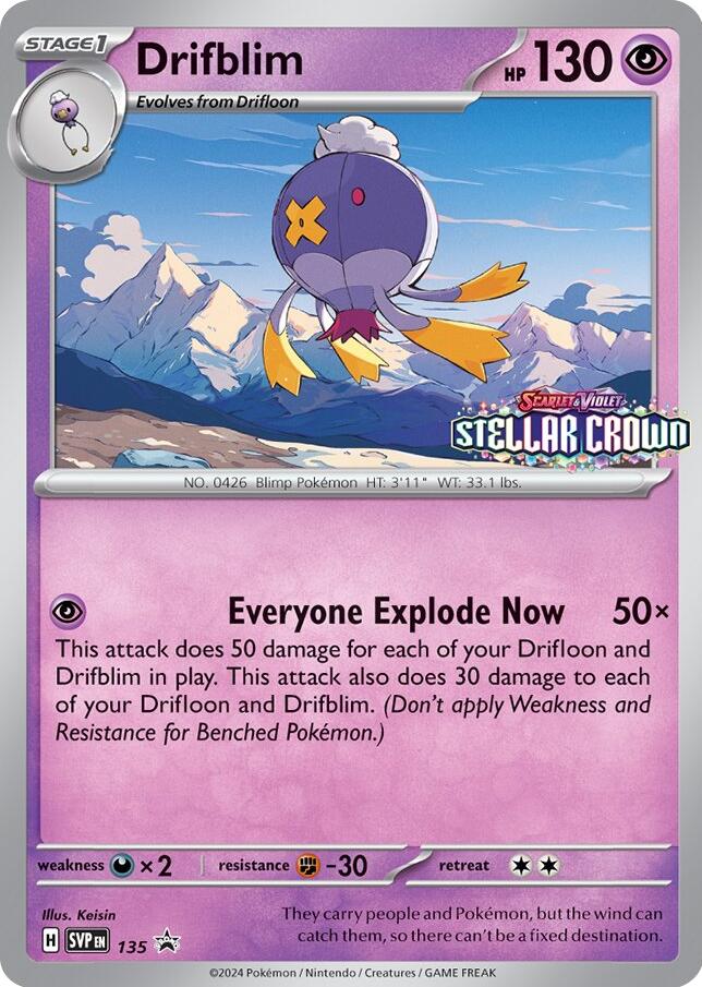 Drifblim (SVP135) [Scarlet & Violet: Black Star Promos]-1