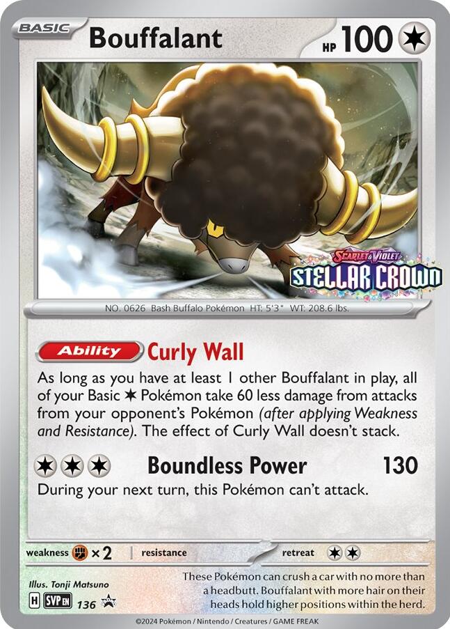 Bouffalant (SVP136) [Scarlet & Violet: Black Star Promos]-1