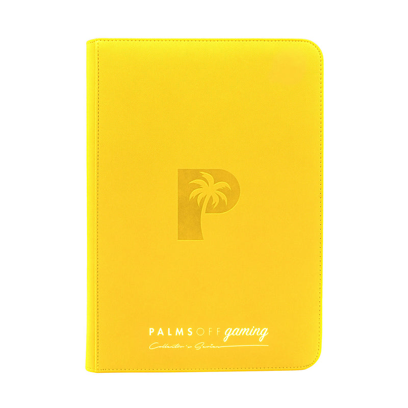 Collector's Series TOP LOADER Zip Binder Yellow - CLEAR (216 Capacity)-1