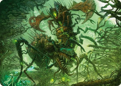 Skyscythe Engulfer Art Card [Phyrexia: All Will Be One Art Series]-1
