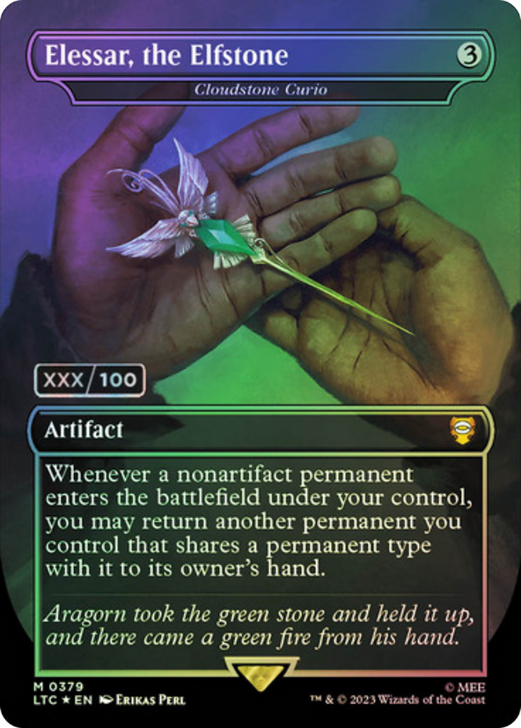 Elessar, the Elfstone - Cloudstone Curio (Serialized) [The Lord of the Rings: Tales of Middle-Earth Commander]-1