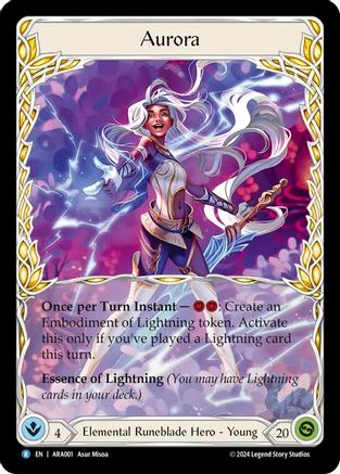 Aurora [ARA001] (Rosetta Aurora Blitz Deck)  Rainbow Foil-1