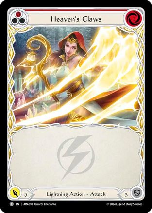 Heaven's Claws (Red) [ARA010] (Rosetta Aurora Blitz Deck)-1