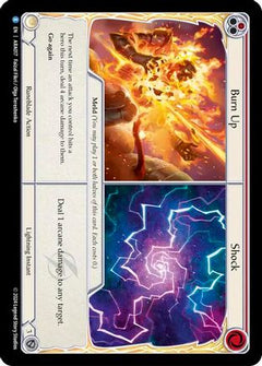 Burn Up // Shock [ARA017] (Rosetta Aurora Blitz Deck)-1