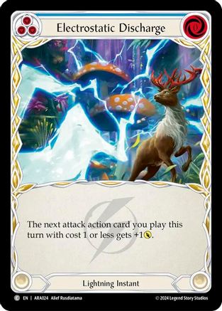 Electrostatic Discharge (Blue) [ARA024] (Rosetta Aurora Blitz Deck)-1