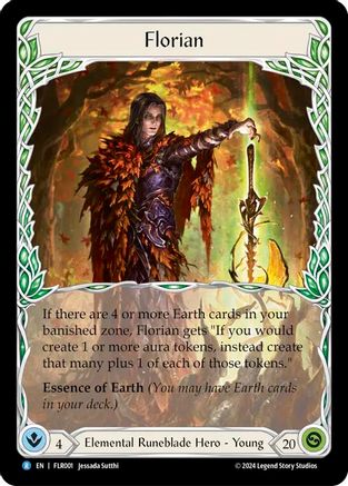Florian [FLR001] (Rosetta Florian Blitz Deck)  Rainbow Foil-1