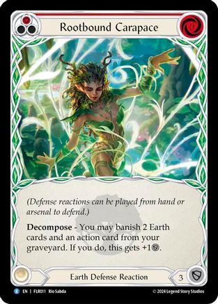 Rootbound Carapace (Red) [FLR011] (Rosetta Florian Blitz Deck)-1