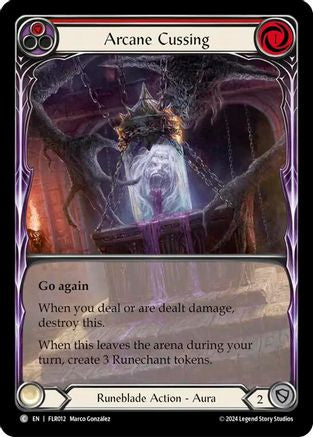 Arcane Cussing (Red) [FLR012] (Rosetta Florian Blitz Deck)-1