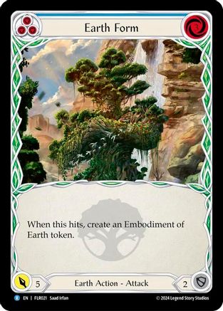 Earth Form (Blue) [FLR021] (Rosetta Florian Blitz Deck)-1