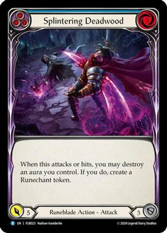Splintering Deadwood (Blue) [FLR023] (Rosetta Florian Blitz Deck)-1