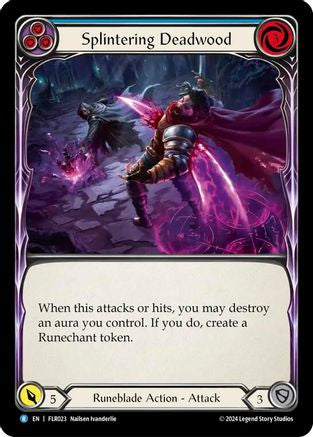 Splintering Deadwood (Blue) [FLR023] (Rosetta Florian Blitz Deck)-1