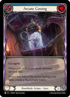 Arcane Cussing (Blue) [FLR024] (Rosetta Florian Blitz Deck)-1