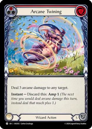 Arcane Twining (Red) [OSC012] (Rosetta Oscilio Blitz Deck)-1
