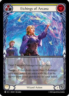 Etchings of Arcana (Yellow) [OSC021] (Rosetta Oscilio Blitz Deck)-1