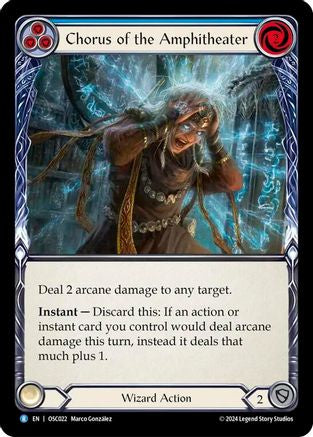 Chorus of the Amphitheater (Blue) [OSC022] (Rosetta Oscilio Blitz Deck)-1