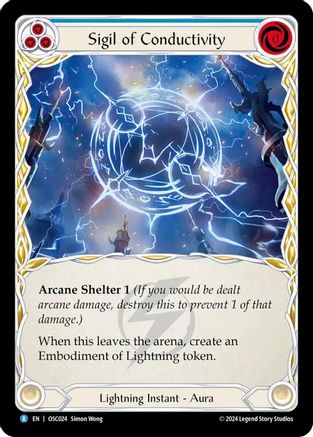 Sigil of Conductivity [OSC024] (Rosetta Oscilio Blitz Deck)-1